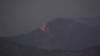 Rough Fire: View from Trimmer Springs Rd