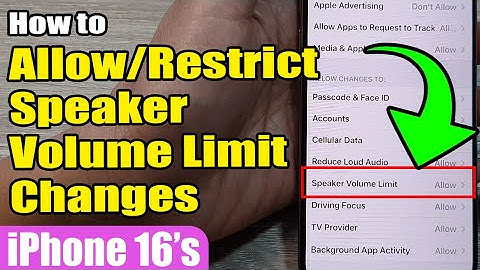 🔊 How to Allow/Don