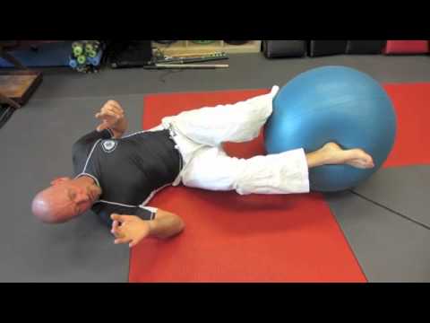 Jiu Jitsu After 50: Exercises Using a Balance Ball