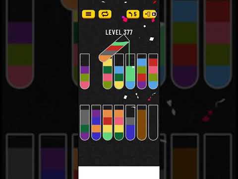How to do Water sort Puzzle level 377 | Water sort puzzle | Color Sorting Game | Gaming Shortcuts |