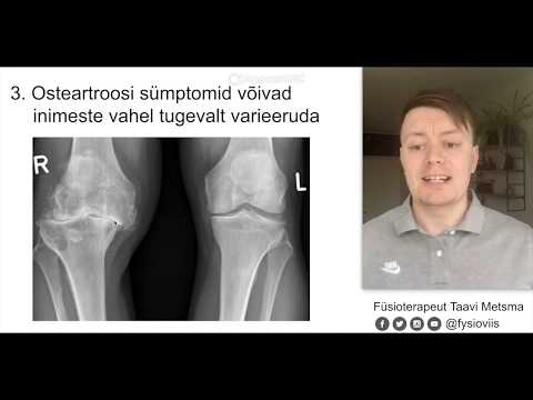 Video: Osteoartroos - Artroosi Ravi Rahvapäraste Ravimite Ja Meetoditega