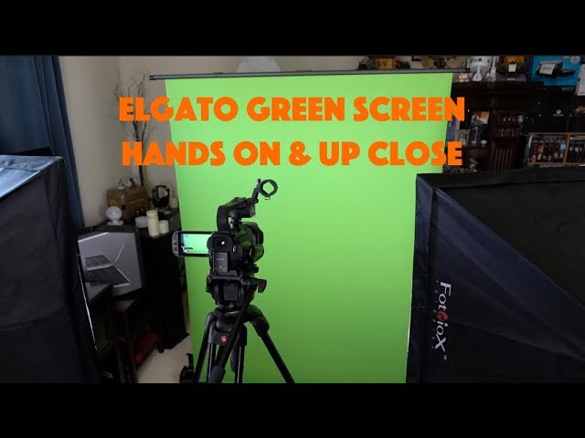 Elgato Green Screen Hands On & Up Close - YouTube