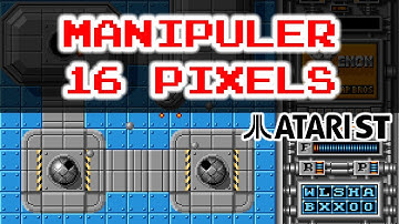 Manipulate 16-pixel groups in assembly language on Atari ST