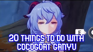 20 Things To Do With Cocogoat Ganyu Genshin Impact