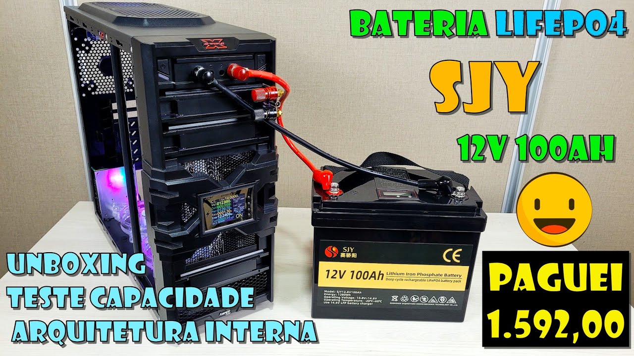 BATERIA LIFEPO4 SJY 12,8V 100AH