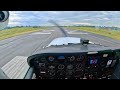 4k pov cessna 172rg pov flight  startup takeoff landing