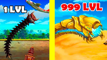 Death Worm - Max Level Black Monster! This Is The Biggest Worm Under The Ground