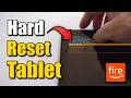 How Hard Reset Amazon Fire HD Tablet (Easy Method)