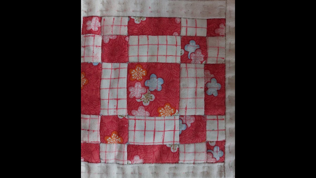 Vidéo 35 Dear Jane en français Sandwich Quilting Bloc de 16 blocs