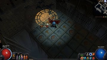 Labyrinth Pressure Switch Floor Puzzle, Path of Exile The Lord