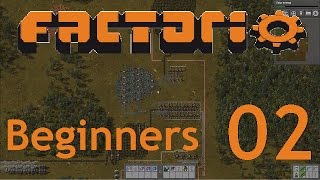 Factorio (0.14) | Let's Play Beginners Guide - 02 - Central Smelting