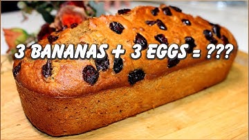 BÁNH MÌ CHUỐI NƯỚNG. Cách Làm Bánh Chuối Nướng Việt Quất Dễ Ẹc Món Bánh Tráng Miệng Ngon.