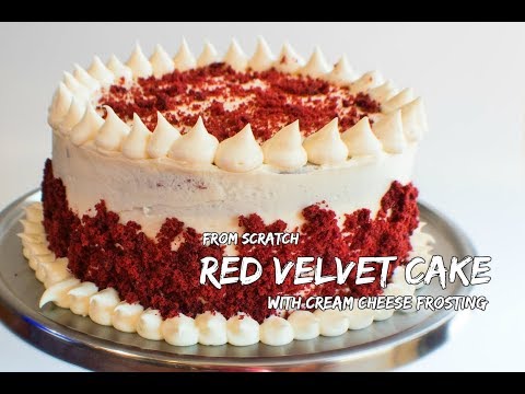 Red Velvet Cake From Scratch with Cream Cheese Frosting | Bake It With Love