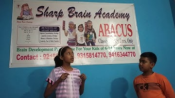 Abacus Mentally tables by Sharp Brain Academy Students