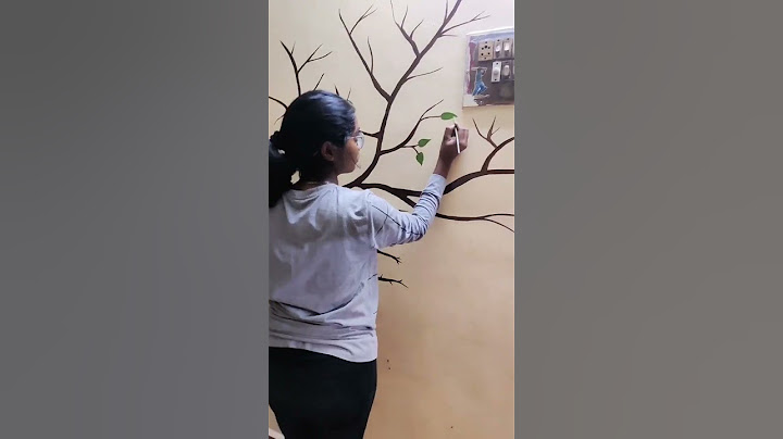 wall painting 🖌️🎨 #wallpainting #art #decoration #tree #home #painting #wallpaintingideas