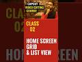 CAPCUT HOME SCREEN GRID & LIST VIEW #capcut #capcuthindi #capcuttutorial #capcuturdu
