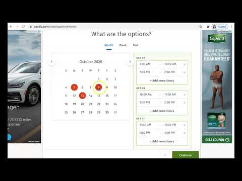 Create a Doodle Poll