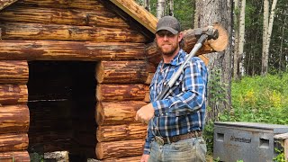 The Race Is ON Before Winter! | Building Our Log Cabin Sauna Roof