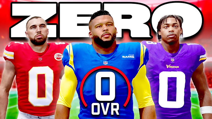 I Made EVERY Player in the NFL a ZERO Overall!