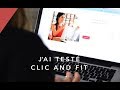 Faire du shopping  domicile avec clic and fit 