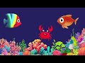 Calming Undersea Animation Baby Lullaby, Soothing fishes🐟Baby Sleep Music #fishlullaby #lullaby #230