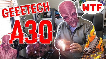 Geeetech A30 3D Printer review!