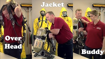 SCBA Donning - Over the Head, Jacket Method, and Buddy Assist