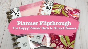 PLANNER FLIPTHROUGH // The Happy Planner Back To School Release 2021
