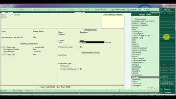 Tally.ERP 9 ( 4 Part ) - Ledger Accounts Creation - Hindi