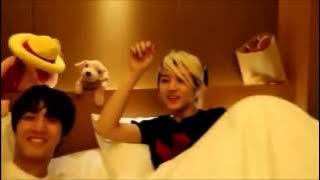 Nu'est JR and Ren in the same bed