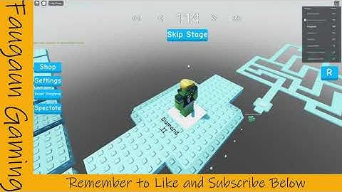TROLL Jump Per Difficulty Chart Obby (DCO) - Level 114 - Invisible Block