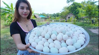 100 eggs curry with chicken and vegetable cook recipe - Amazing video