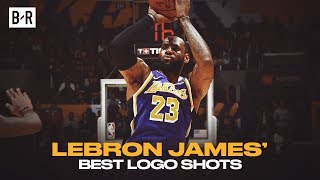 LeBron James Is Automatic From The Logo