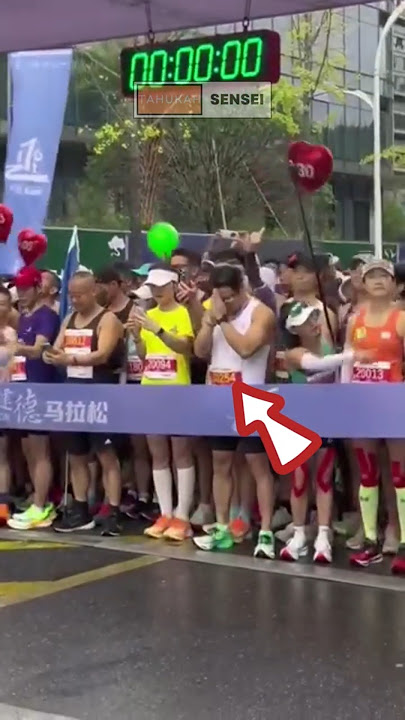 Orang ini berpikir bisa memenangkan lari maraton 🤣 #shorts