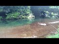Beautiful Aqua Waters of Yamame river in Gunma Prefecture Japan