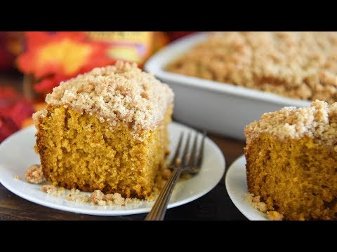 Pumpkin Sour Cream Coffee Cake