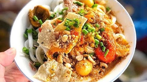 #1202 Mì Quảng Phú Chiêm ở Đà Nẵng, món ăn đại diện cho đặc sản gánh mì quảng xứ Quảng