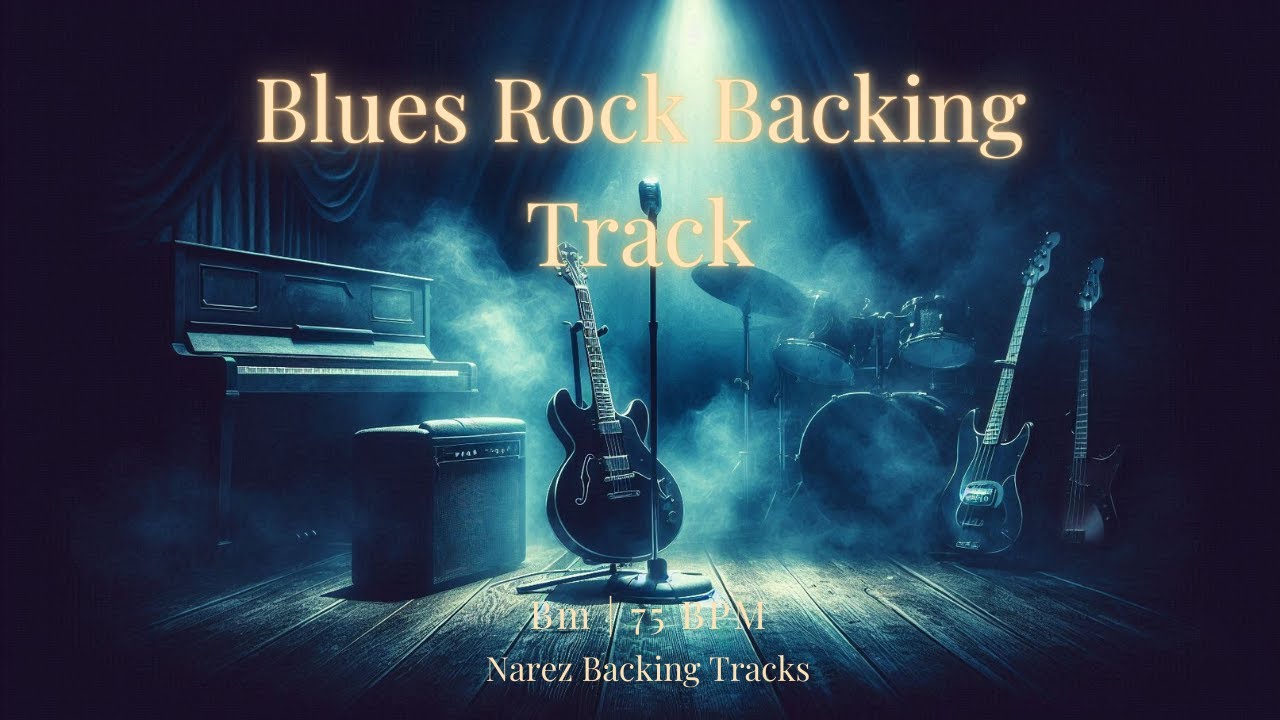 Bm Blues Backing Track | Gary Moore Style | From Smooth Blues to Rock Power Jam
