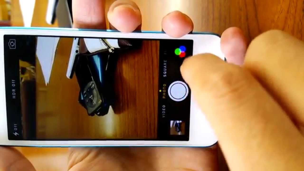 ipod touch 5 camera test review (ios7) - YouTube