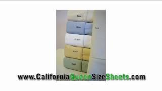 California queen size sheets