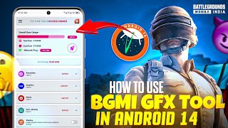 HOW TO USE BGMI GFX TOOL 90 FPS IN ANDROID 13, 14 | BGMI 3.2 UPDATE WORKING 😍