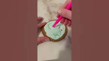 Squid Game Teddy Bear 🧸 Air Dry Clay Dalgona Cookie #shorts #squidgame #airdryclay