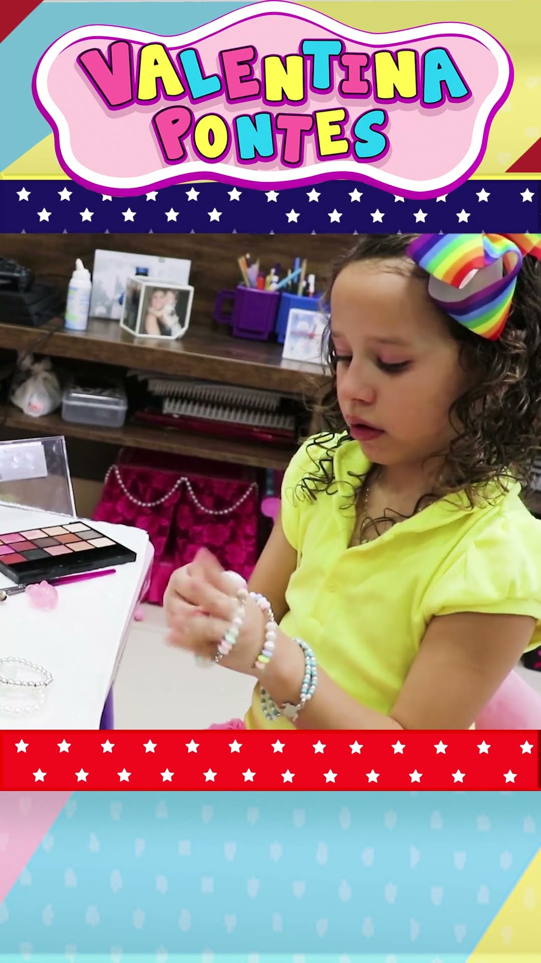 Valentina Pontes maquiando a sua boneca!! putting makeup on her doll!! 1329