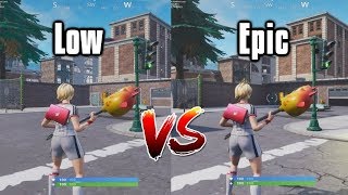 Ultimate Fortnite Settings Guide - Low vs Epic Settings Comparison