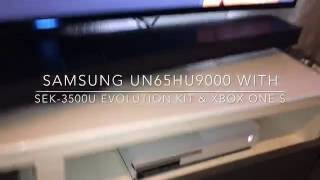 Samsung SEK-1000/ZA Evolution Kit Xbox One S on SAMSUNG UN65HU9000 and Evolution Kit SEK-3500U HDR Video & HDR Gaming