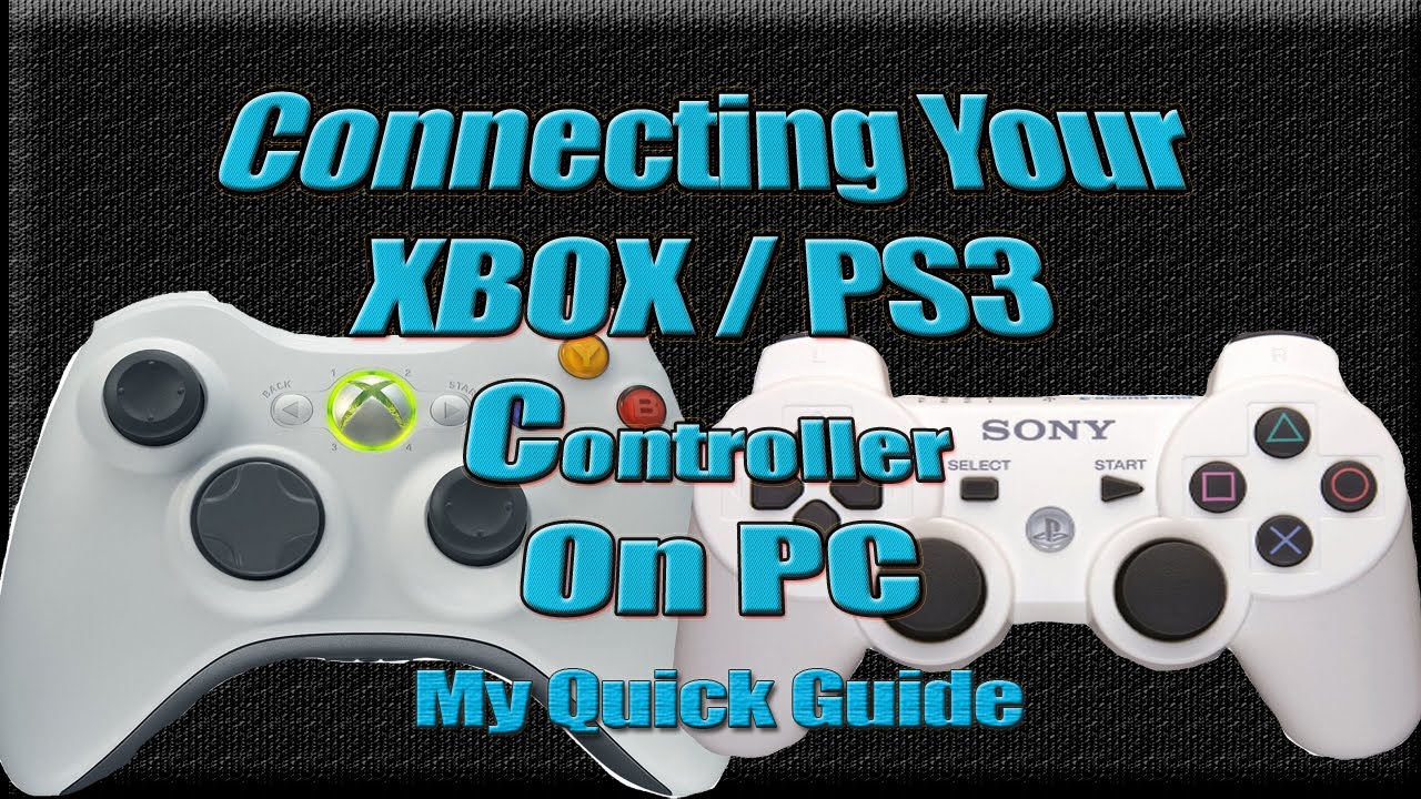 How to setup PS3 controller on PC for Windows PC Games like Witcher 3 GTA V  Skyrim Dark Souls Guide - YouTube