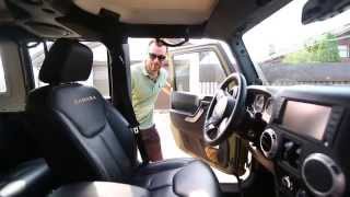 Jeep Wrangler Unlimited Sahara: снимаем крышу и двери(, 2014-08-29T11:30:26.000Z)