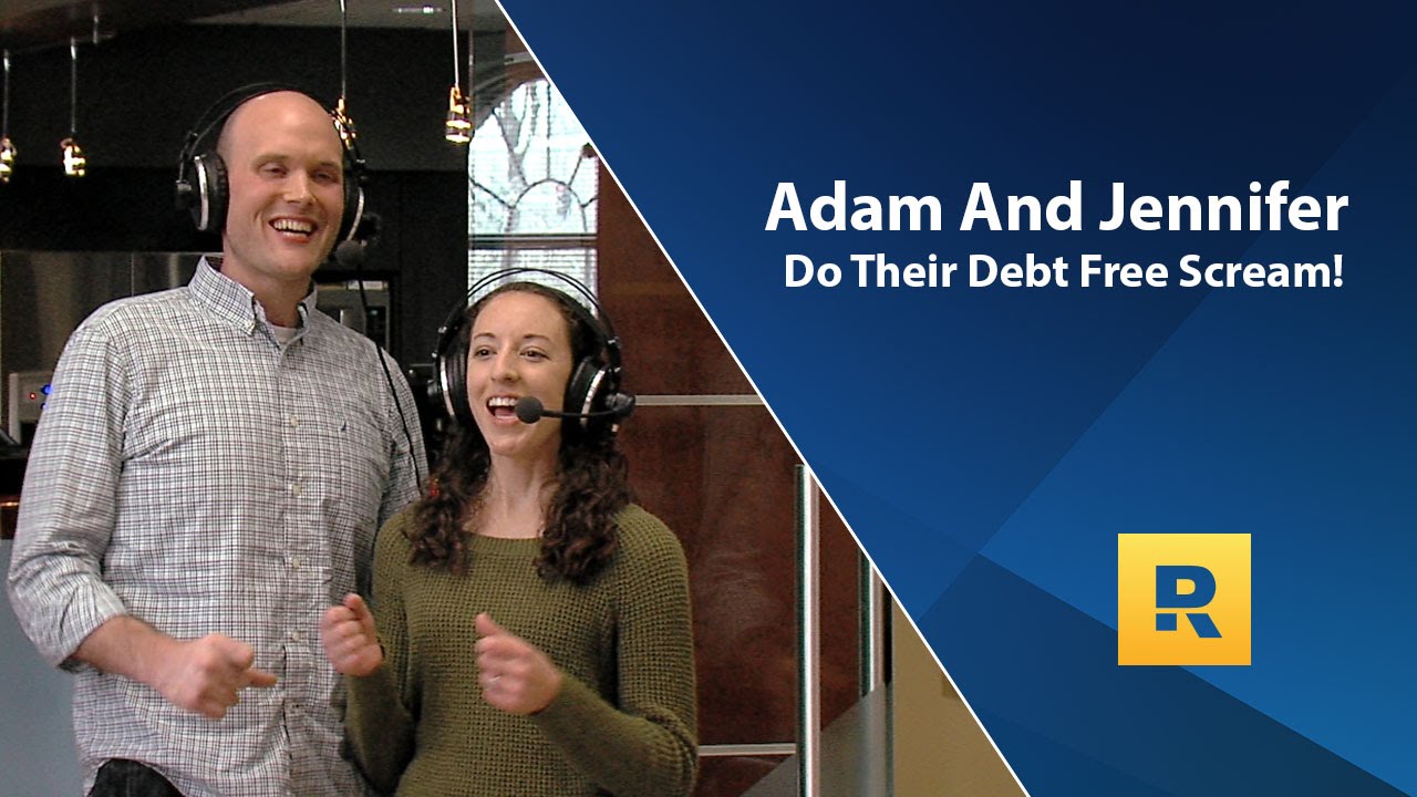 Adam And Jennifer Do Their Debt Free Scream!