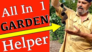 Easy Garden Transplanting - Raised bed / Garden Soil Moisture Level - Wet Compost Check and Aerator