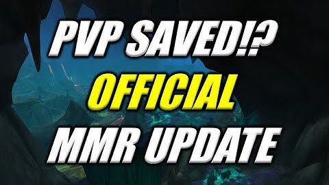 Dragonflight PVP Saved!? MMR Changes OFFICIAL UPDATE